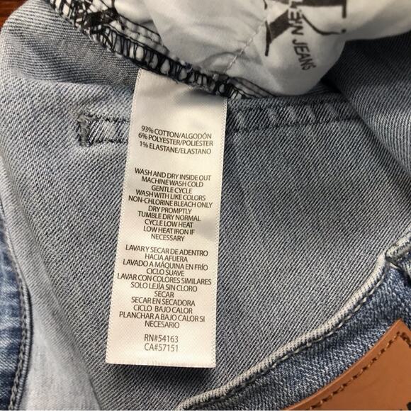 Calvin Klein Jeans High Rise - Light Blue - Picture 8 of 9